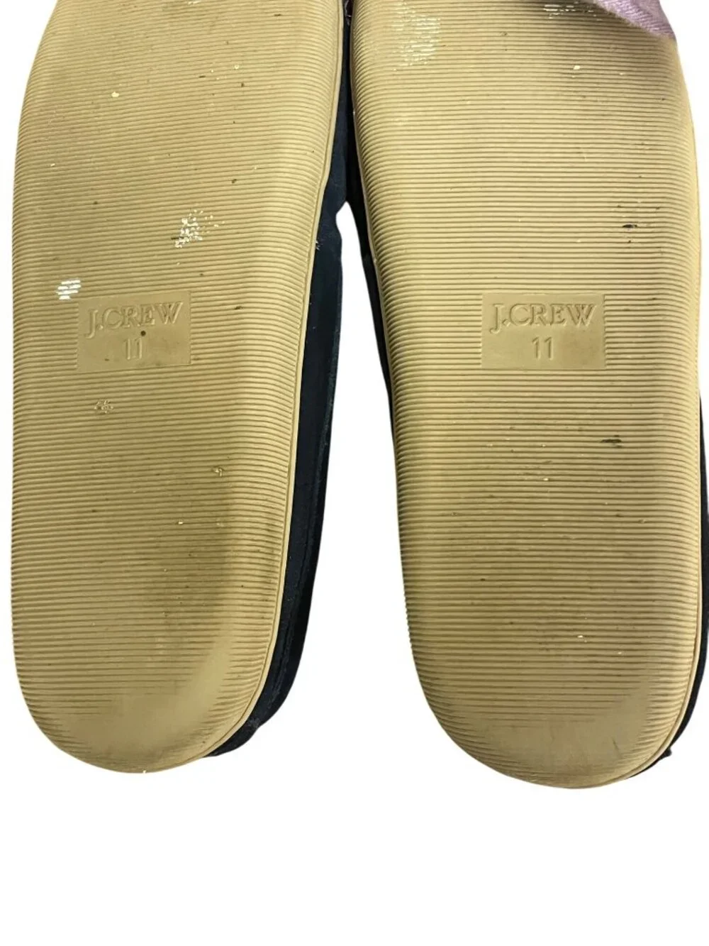 J. Crew Men's Suede Slippers Navy Blue Sz 11 BL639